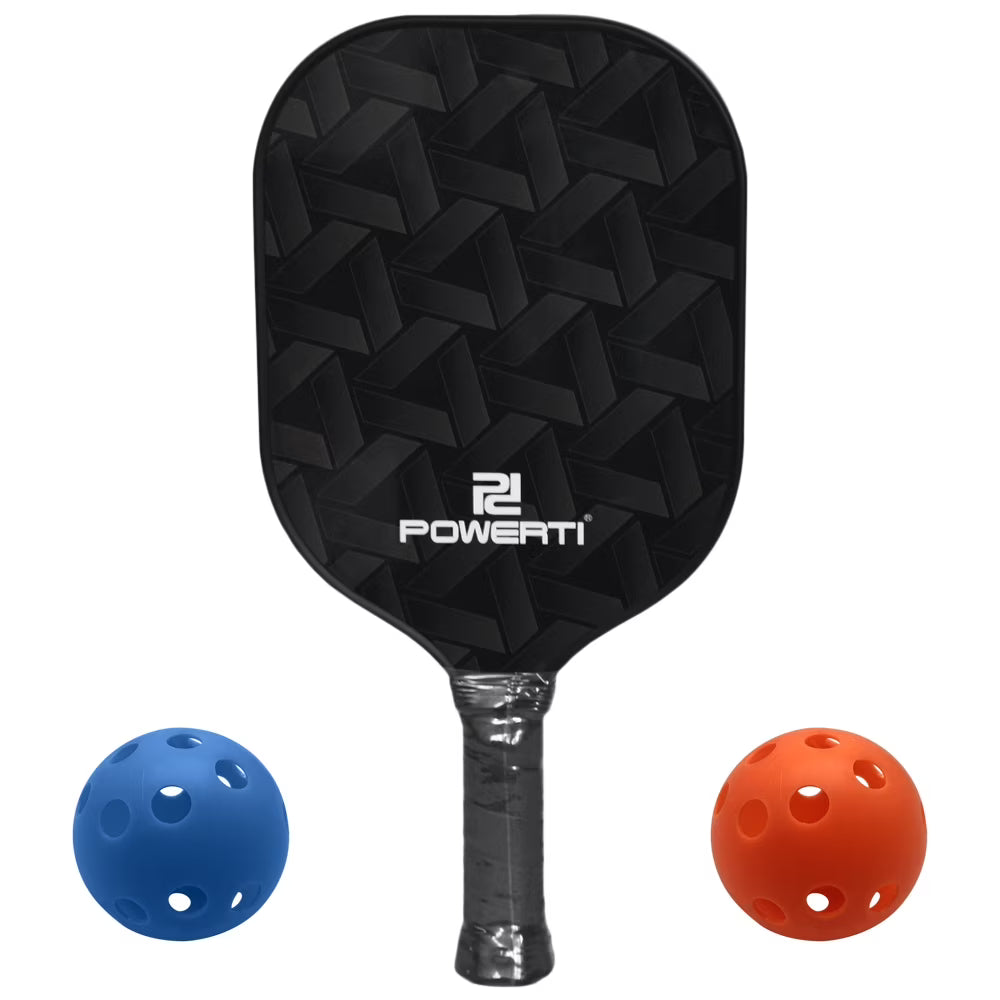 Carbon Fiber Pickleball Paddle Set with 2 Balls X74245