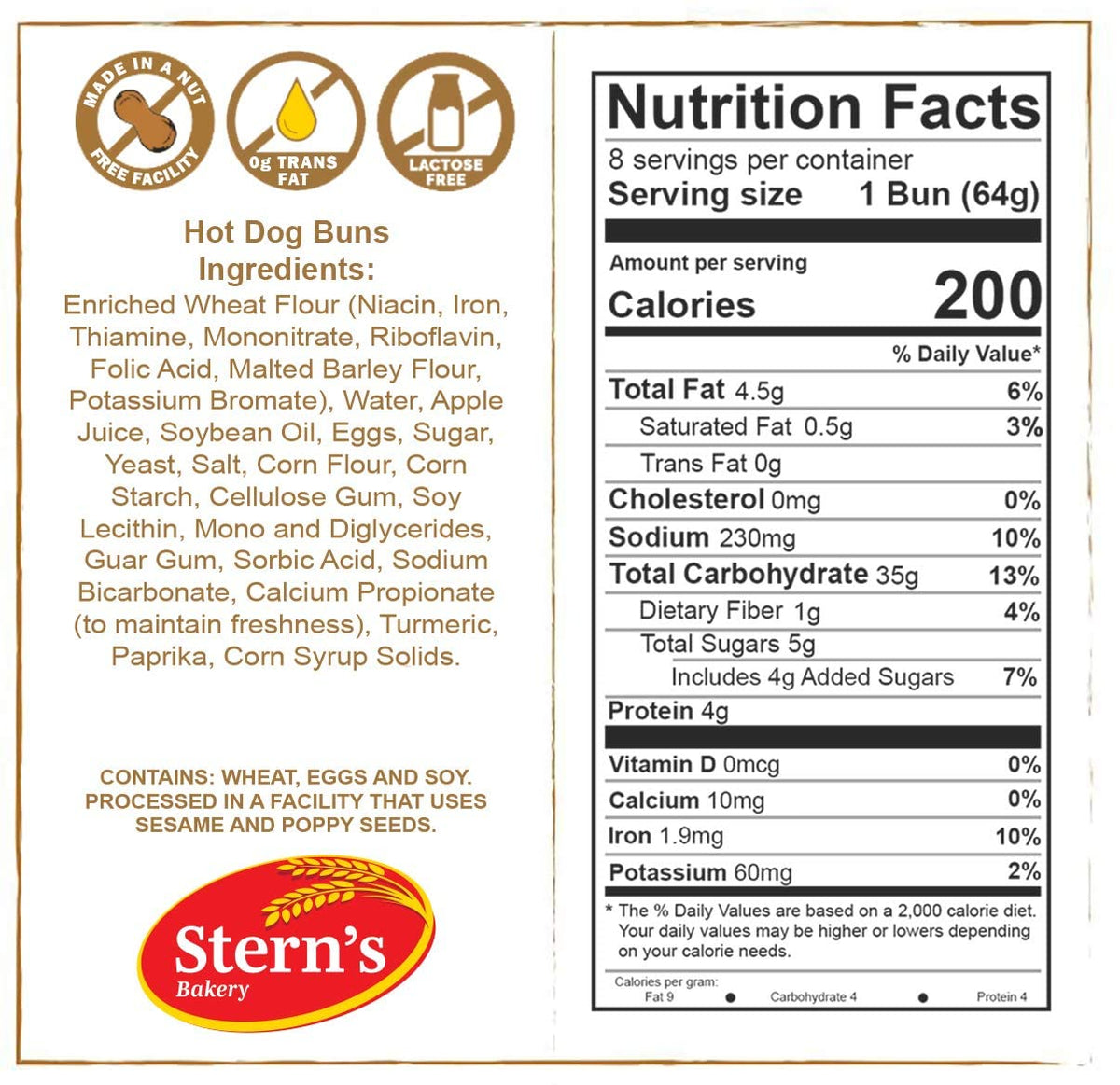 Hot Dog Bus, Kosher 8 Hot Dog Rolls, 14 Oz Pack (3 Pack) R26801
