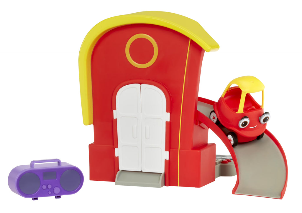 Musical Playset with Lights and Sounds and Mini Push and Play Vehicle X62374