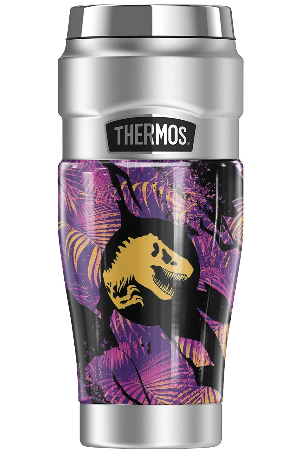 Purple Stainless Steel Travel Tumbler, Vacuum Insulated, 16oz P776786