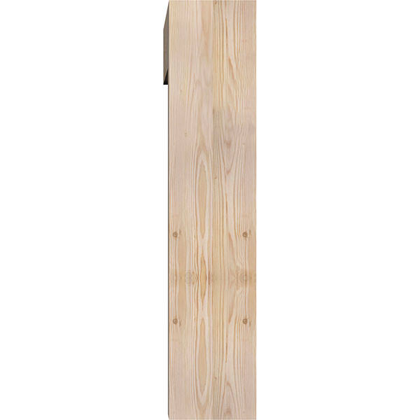 Traditional Block Smooth Bracket with Offset Brace, Douglas Fir C174254