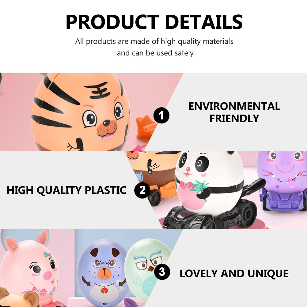 DIY Assembled Toys Car Blind Box Surprise Egg B578