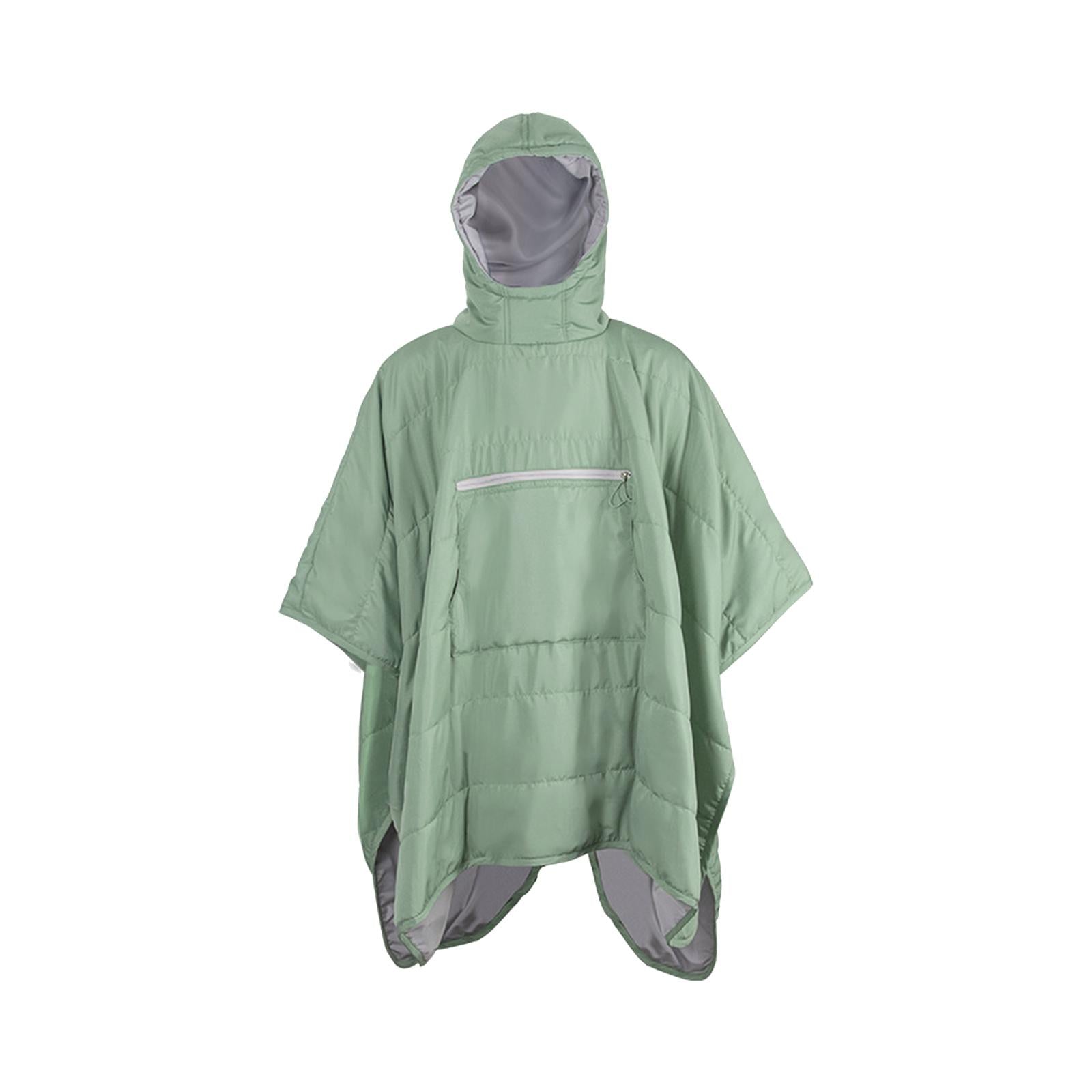 Wearable Hooded Sleeping Bag Blanket with Stuff Sack T4069