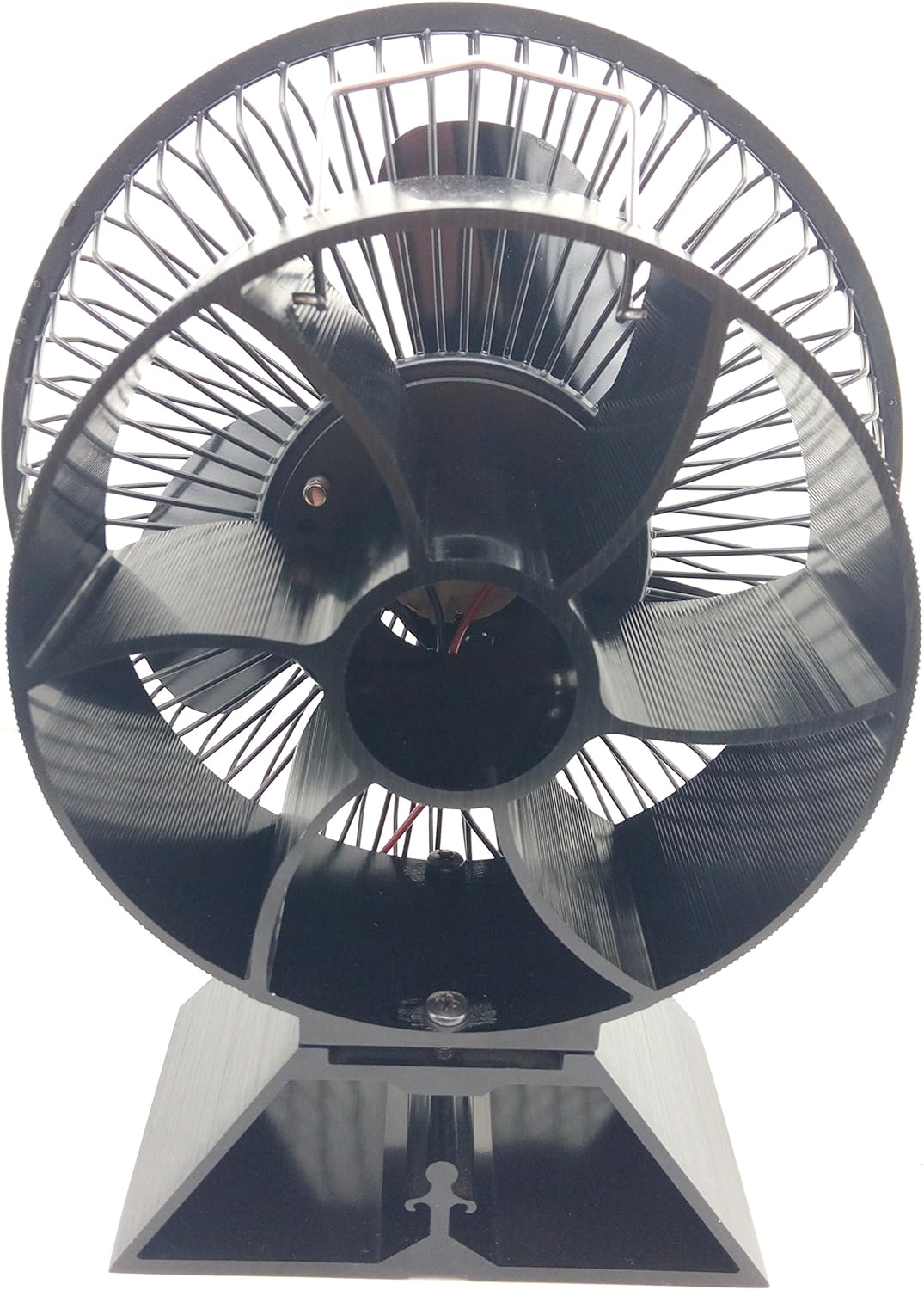 3 Blades Heat Powered Stove Fan with Protective Cover, Pack of 2 G3705
