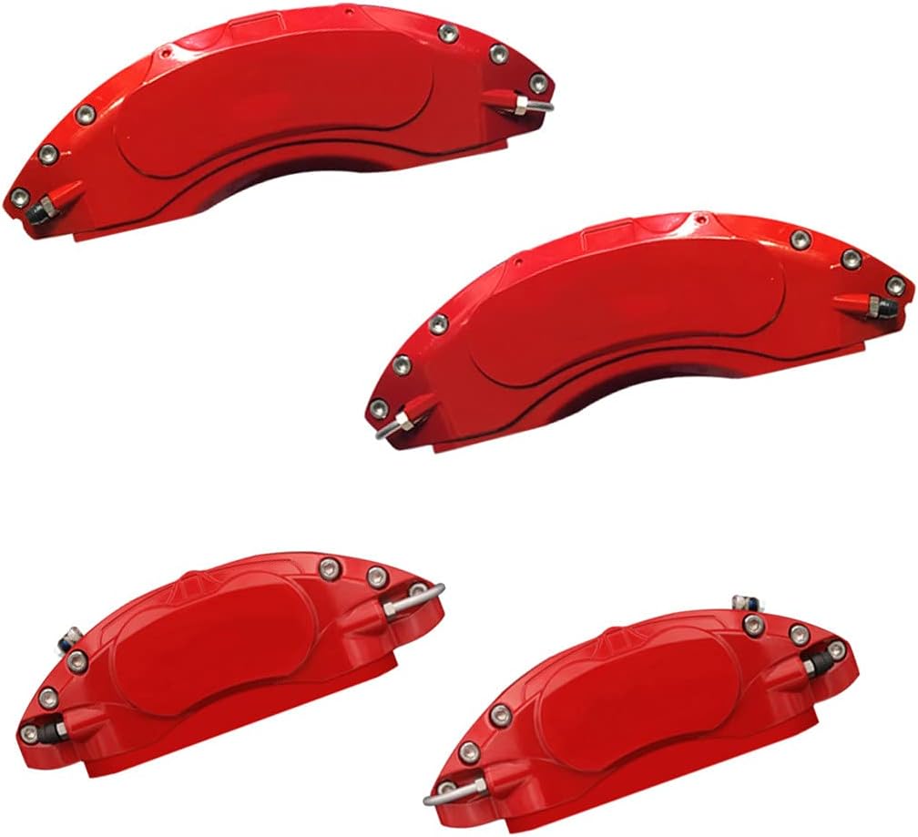 Aluminum Red Caliper Covers Front Double Piston L525