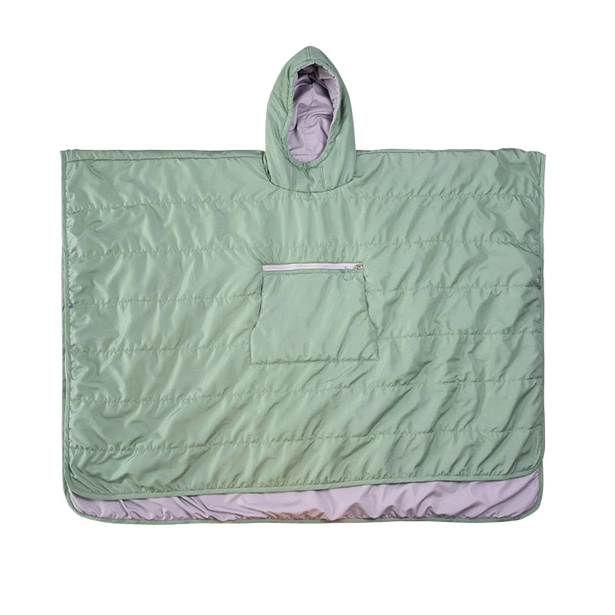 Wearable Hooded Sleeping Bag Blanket with Stuff Sack T4069