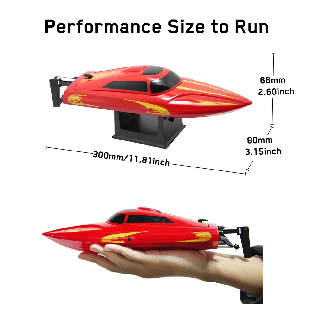 Remote Control Boat 30kmh High Speed 2.4GHz with 2 Battery T8493
