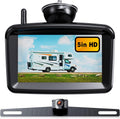 Wireless Backup Camera 5 Monitor, 1080P HD License Plate Camera N487