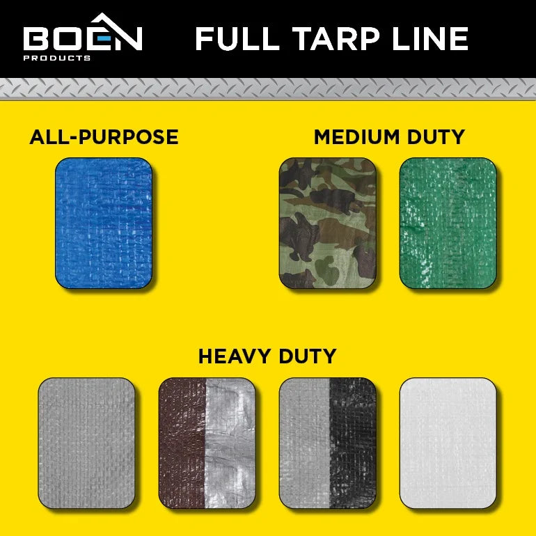 9 x 12 Green Tarp W98800