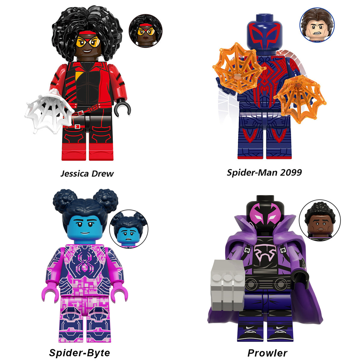 14 Pcs Superheroes Action Figures Building Blocks Toys Set, 1.77 inch Collectible Building Kits H6069