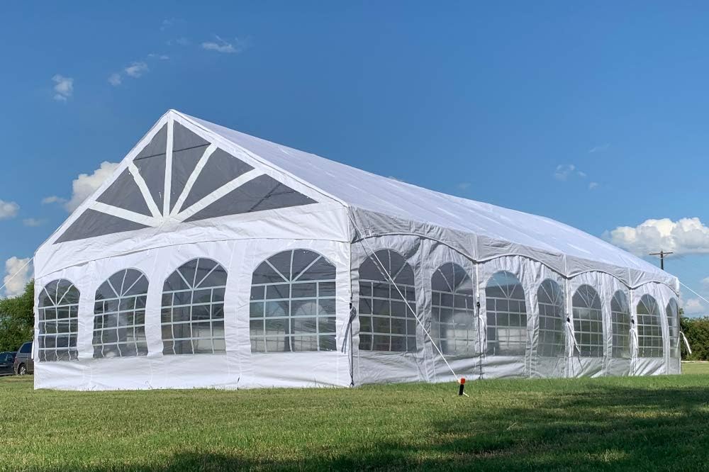 40'x20' PE Marquee Tent Gazebo Shelter with Storage Bags H878