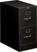 Two-Drawer Letter Filing Cabinet, Black L110