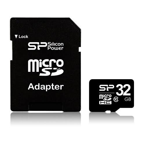 32GB microSDHC Class 10 Memory Card with SD Adapter Y47643