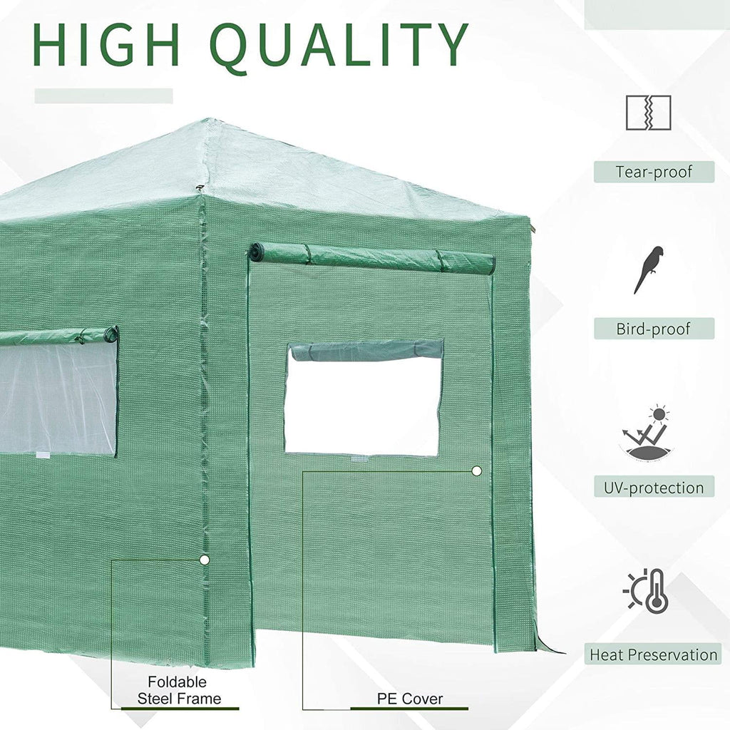8' x 8' Walk in Green House N72333