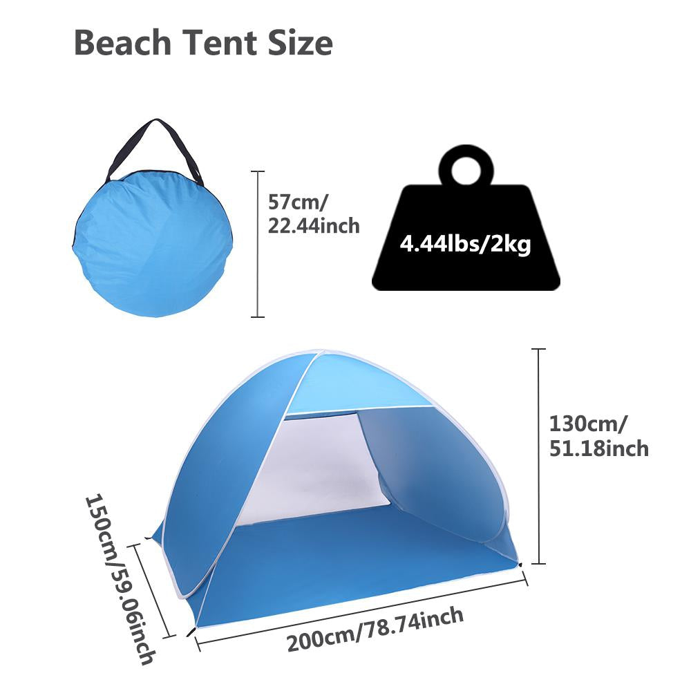 Pop Up Beach Tent with Carry Bag M301