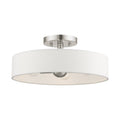 Brushed Nickel Semi Flush Mount Light Y96671