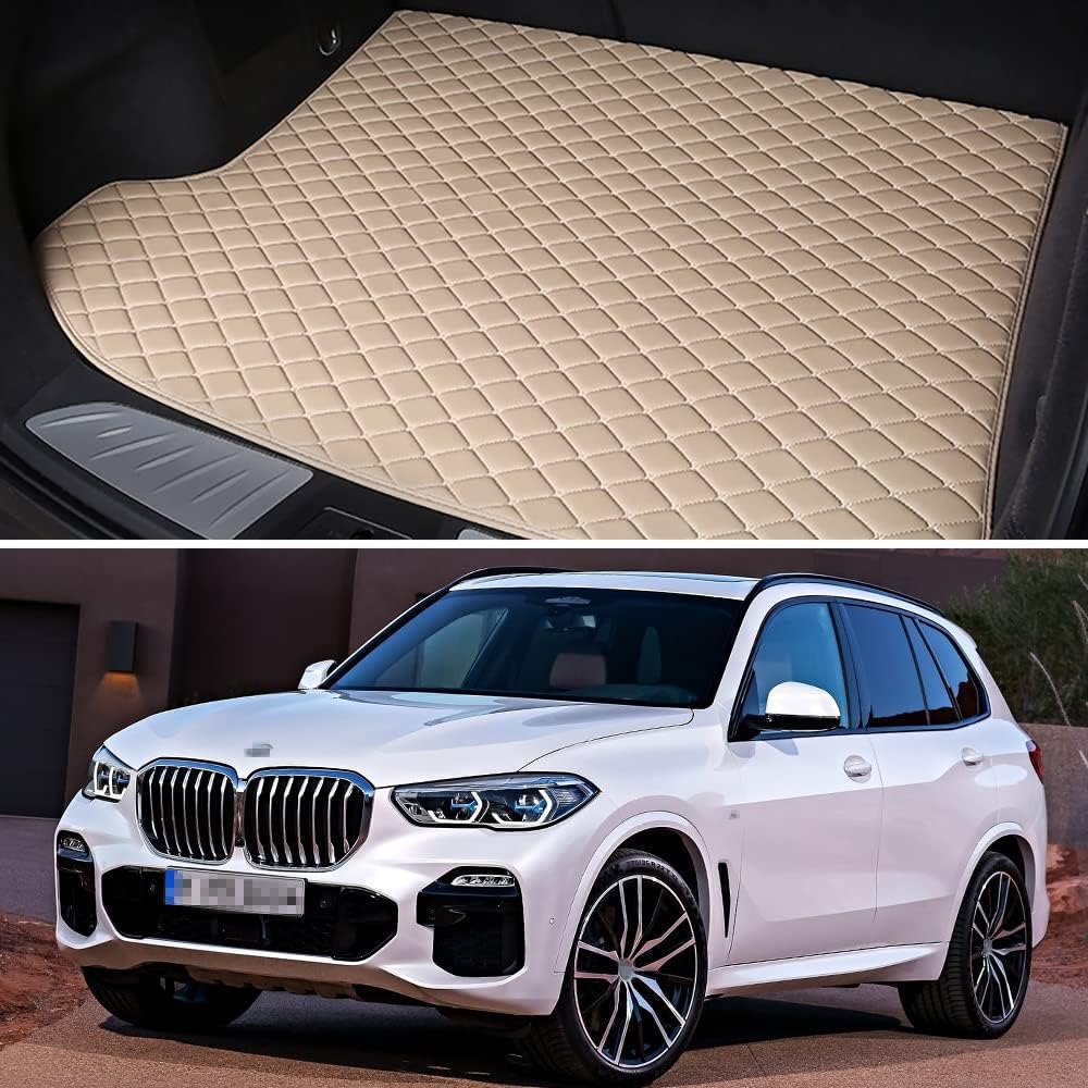 Black with Black line Car Trunk Mat Pack of 2 T488167