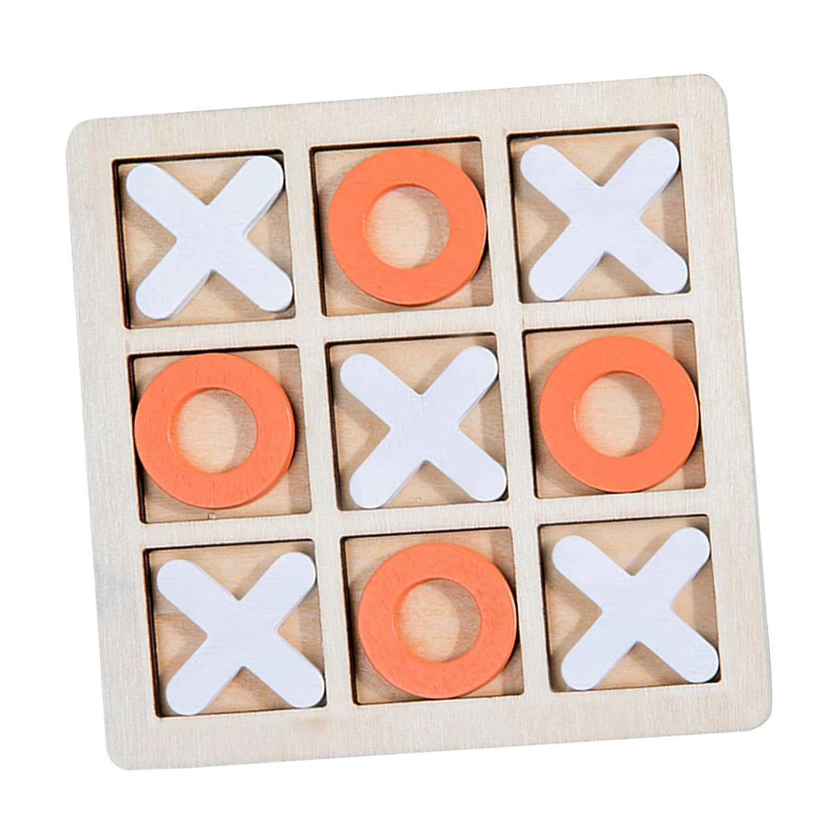 Wooden Board Game XO Chess Interactive Educational Toys Table Game P8032