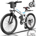Folding Electric Mountain Bike with Removable Lithium-Ion Battery W84091