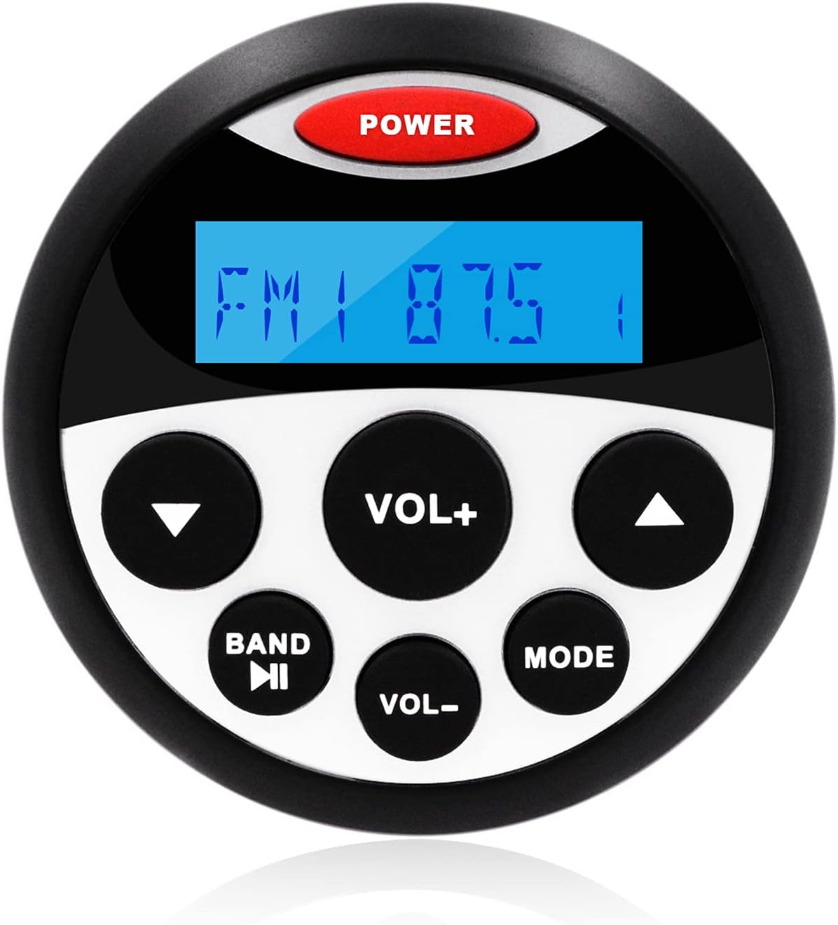 Marine Radio and Speaker Package with 4 Inch White Marine Speakers X895