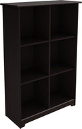 5 Shelf Bookcase and 60W Hutch, Heather Gray O409