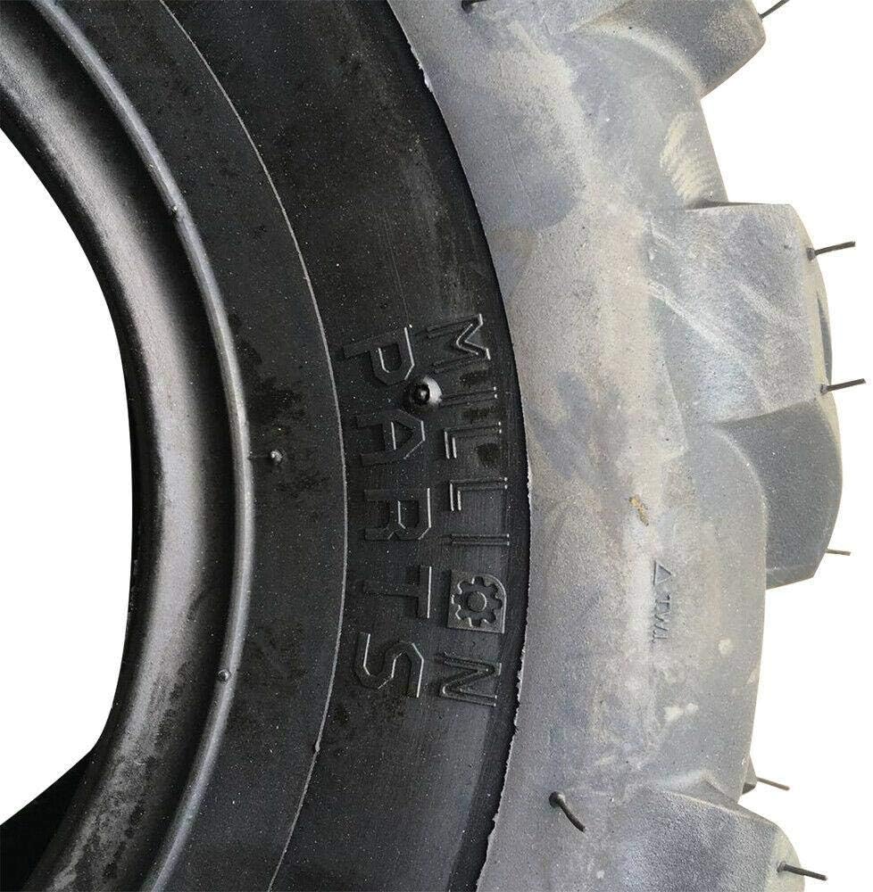 Set of 2 22X11-10 4 Ply Black Rubber Tires Q35452