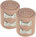 Compression Bandages with Clip Closure, Case of 50 Rolls, 6" x 4.5 Yd. Each X6269
