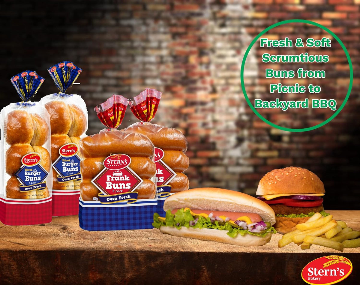 Hot Dog Bus, Kosher 8 Hot Dog Rolls, 14 Oz Pack (3 Pack) R26801