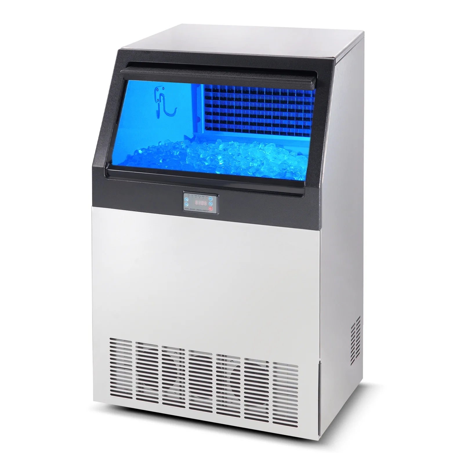 265lbs/24H Freestanding Ice Maker Cabinet Machine O129636