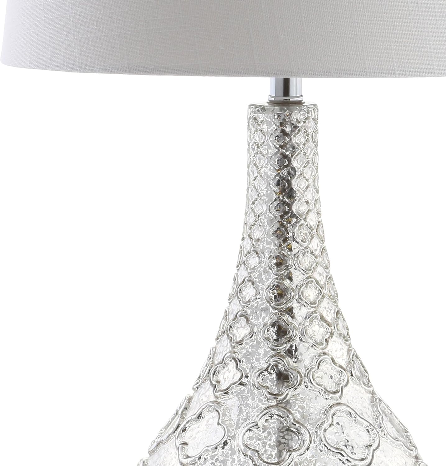 Mercury Silver Glass LED Lamp T37262
