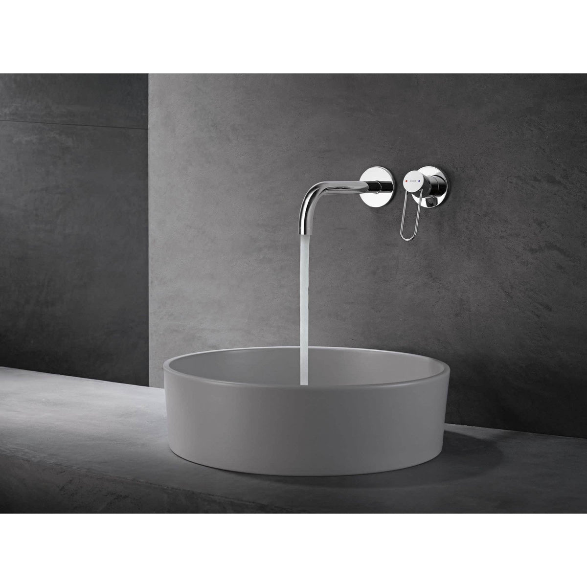 Single Handle Wall Mounted Bathroom Faucet Q496
