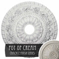 23 1/2x22OD x 3 1/2x22ID x 2 1/8x22P Ceiling Medallion J103409