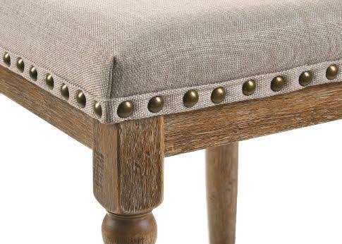 Weathered Oak Finish Counter Height Table J309