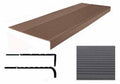 Rubber Stair Treads Non Slip Safety Rib (12-1/4 in. x 60 in.) I41501