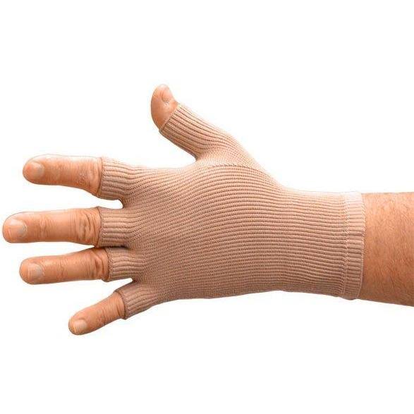Beige Quarter Finger Compression Glove U602915