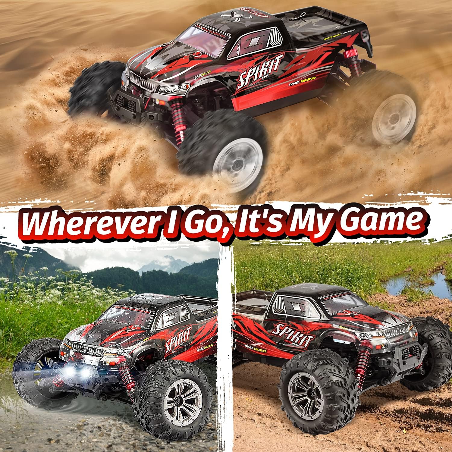 1:16 Scale 4WD Remote Control Monster Truck M3226