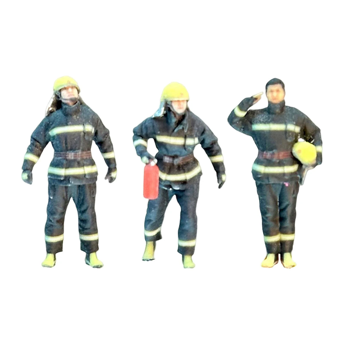 64th Firefighter Model Tiny People Model for Dollhouse C1660