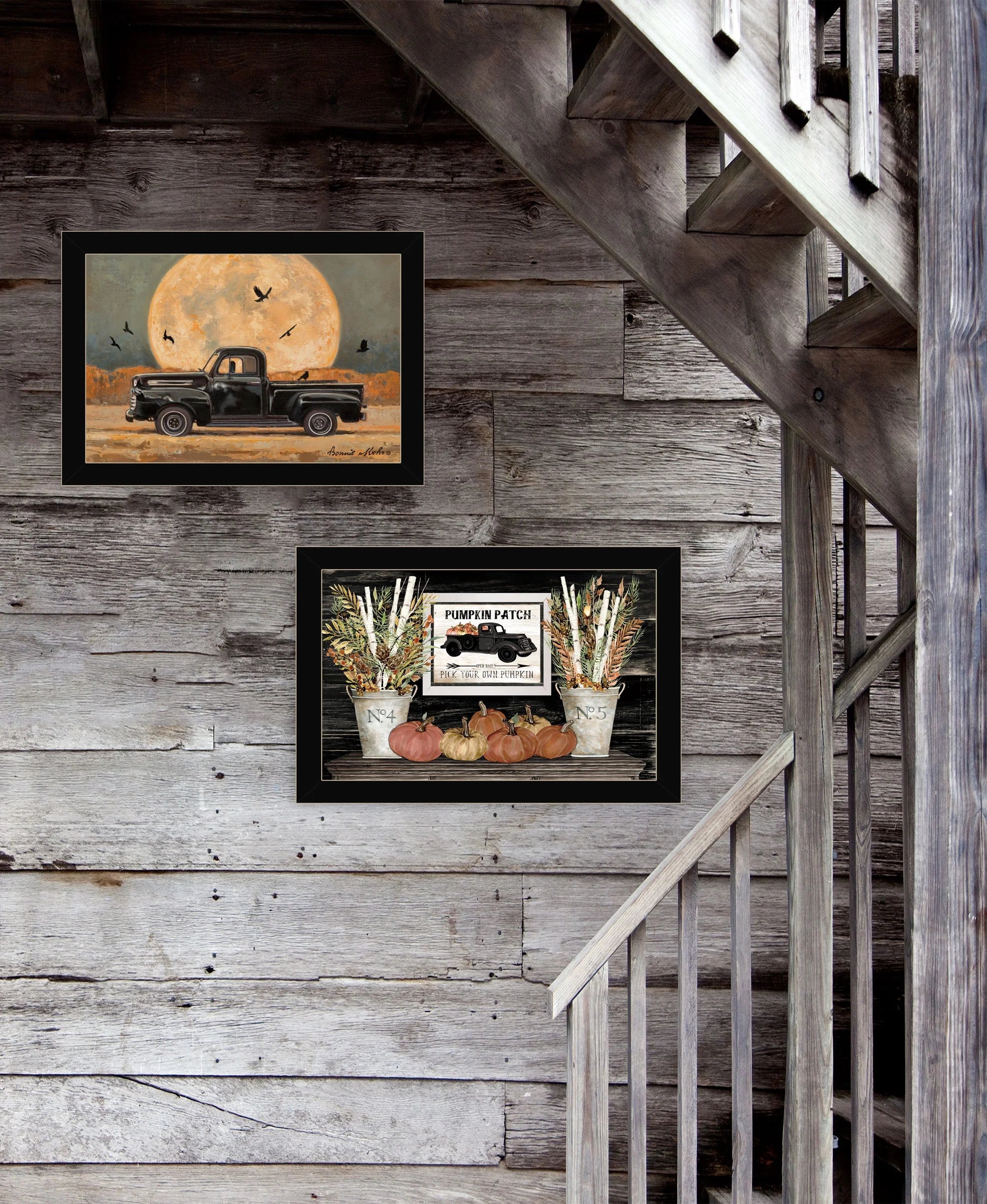 2-Piece Ready to Hang Framed Print, Black Frame I985091