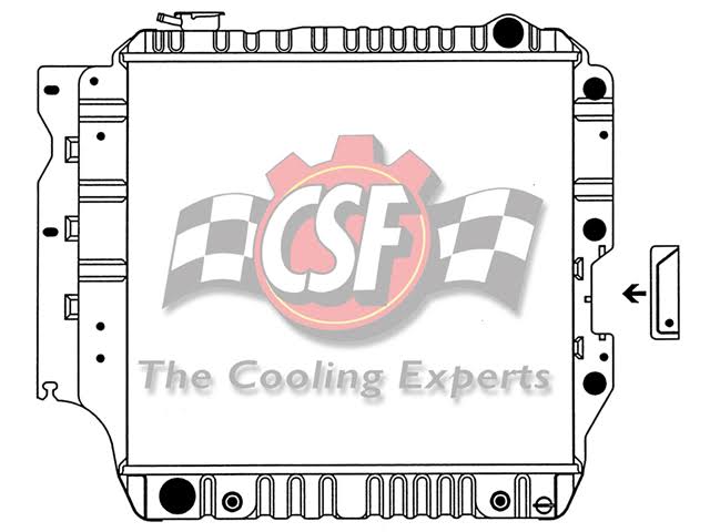 Radiator for Jeep Wrangler A713050