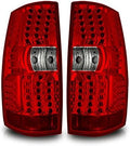 Chrome Housing Red Lens LED Tail Light G8143