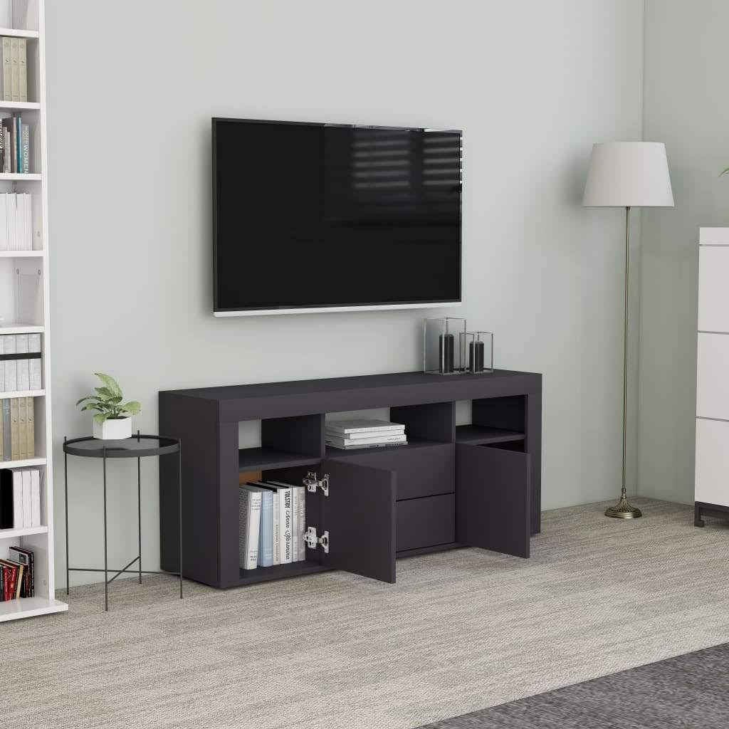 White TV Cabinet Chipboard Q4540
