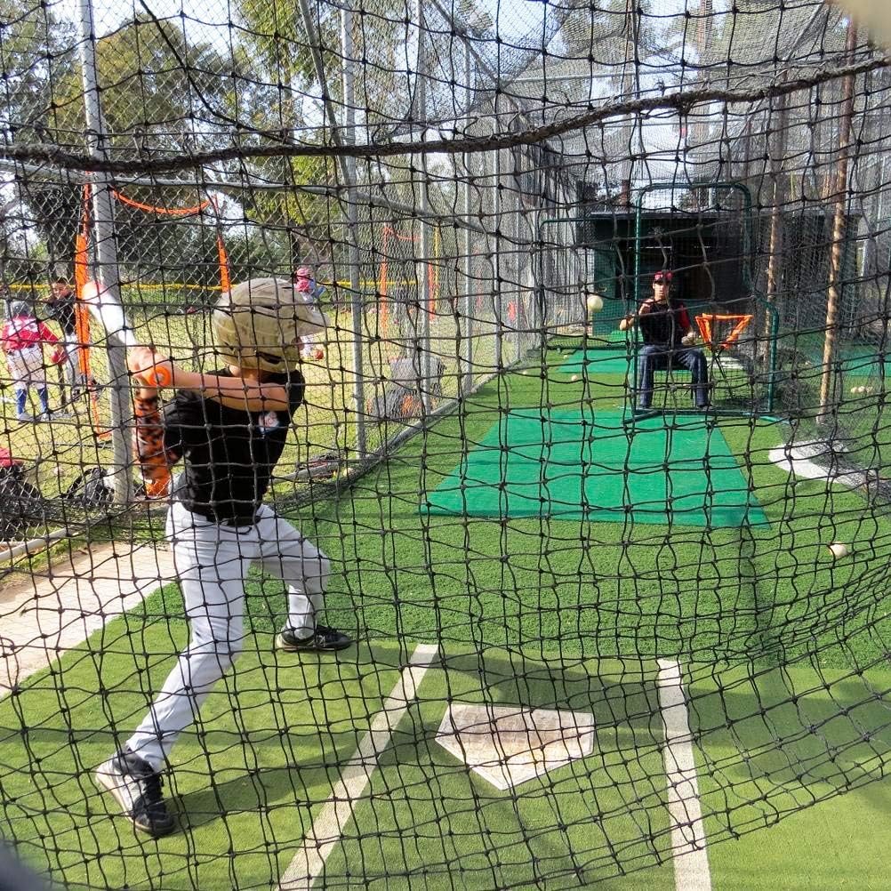 Polyethylene Twisted Knotted Baseball Batting Cage Netting U249301