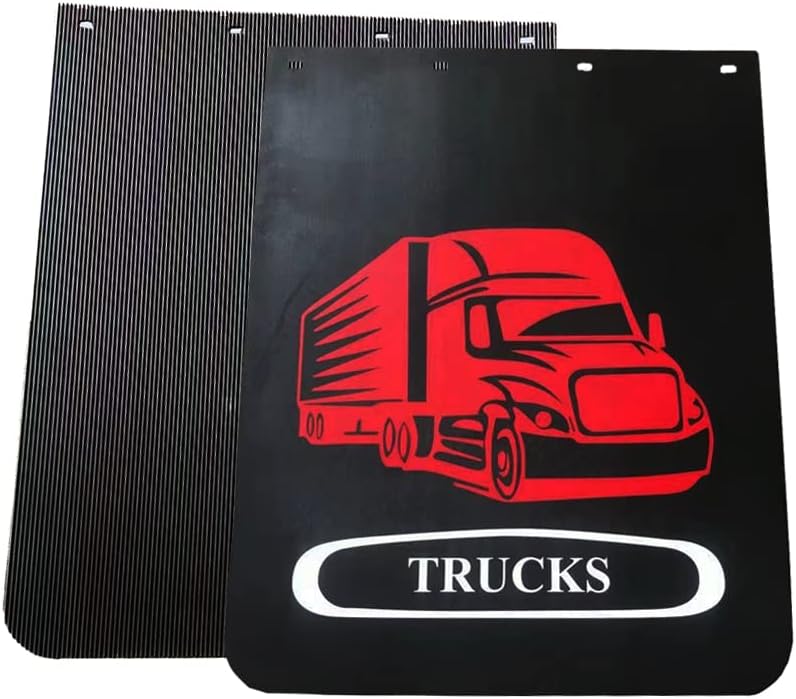 2pcs Heavy Duty Rubber Mud Flaps 24"x30" for Trailer Truck Semi-Truck L659