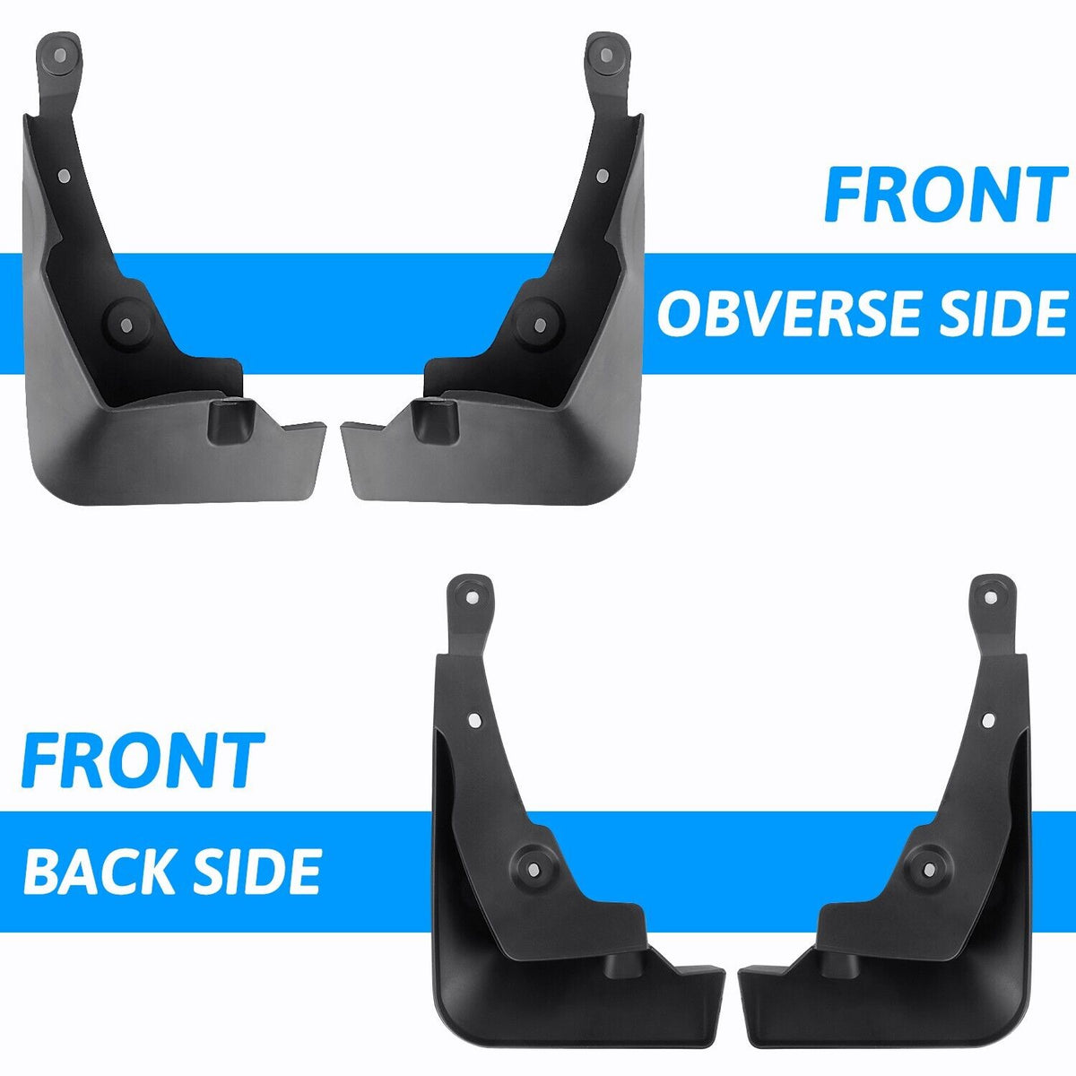 4PCS Mud Flaps Splash Guards Front & Rear Fender M146665