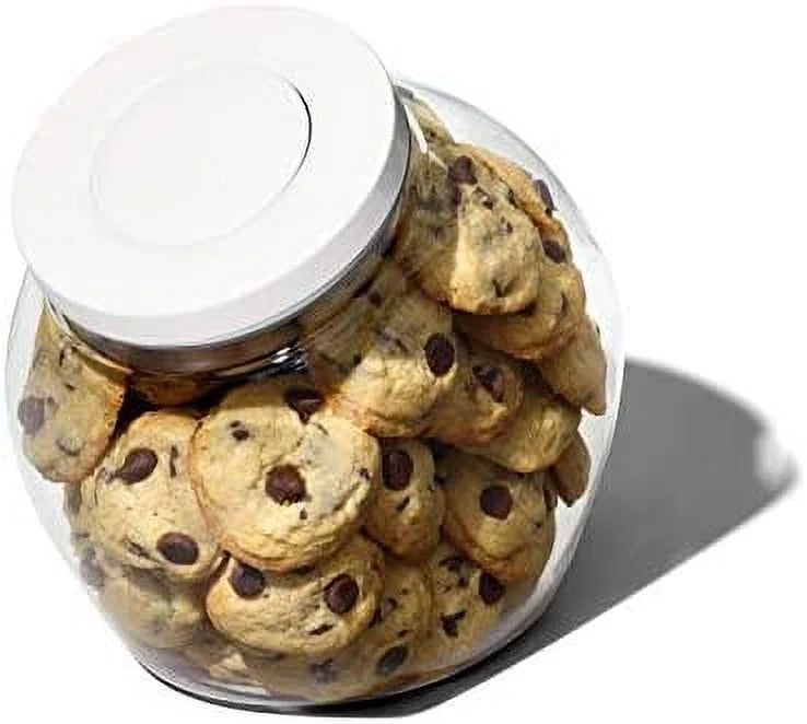 White 3.0 Qt Airtight Cookie Jar R540