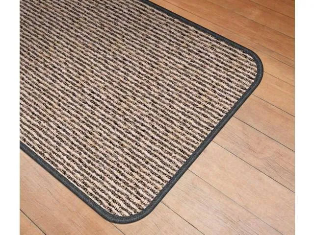 Black Ripple Skid-Resistant Carpet Runner 14 ft. x 36 in. F71466