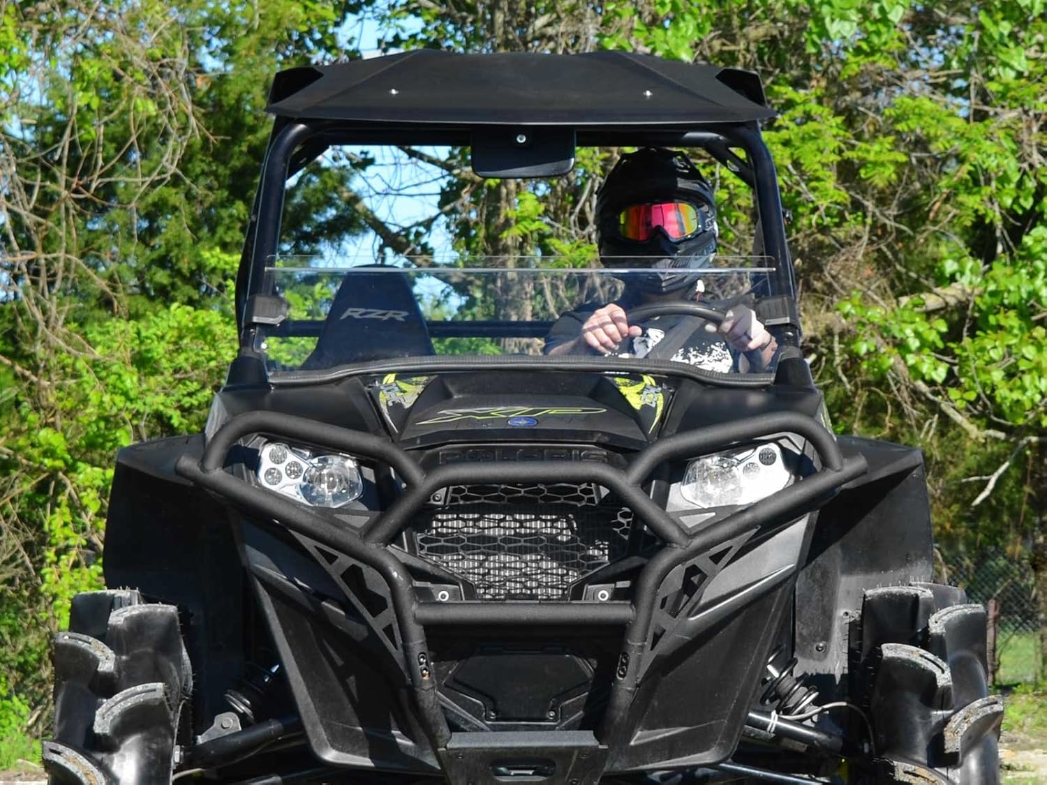 Half RZR Windshield, 1/4" Thick Clear Polycarbonate U72156