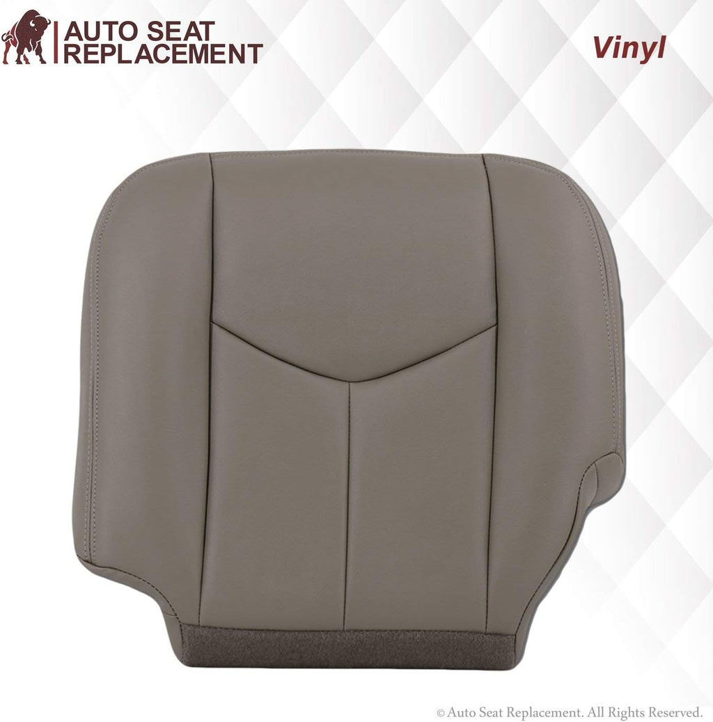 Genuine Leather Light Gray Chevy Tahoe Driver Bottom Seat Cover M981982