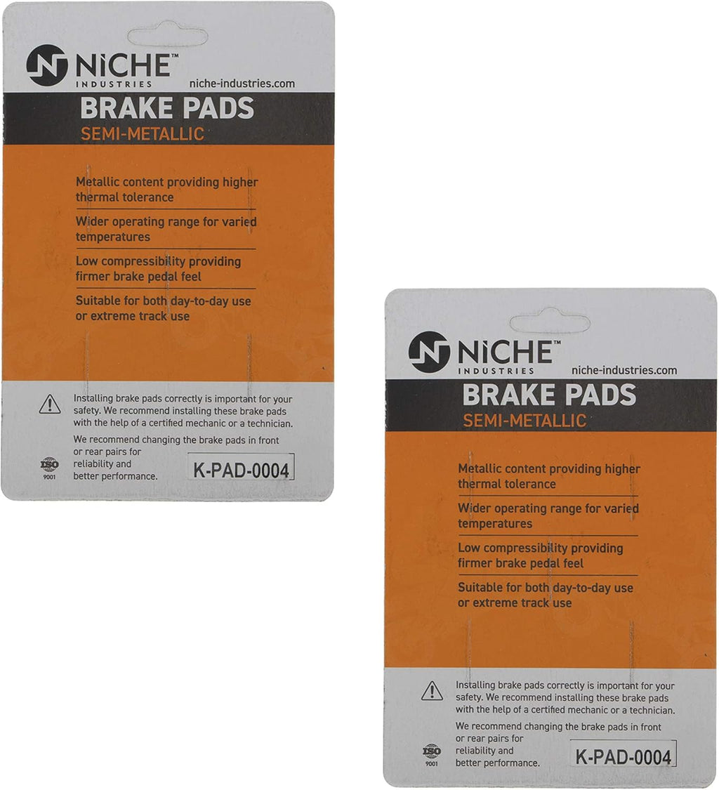 Semi-Metallic Brake Pads Set Pack of 2 M4680