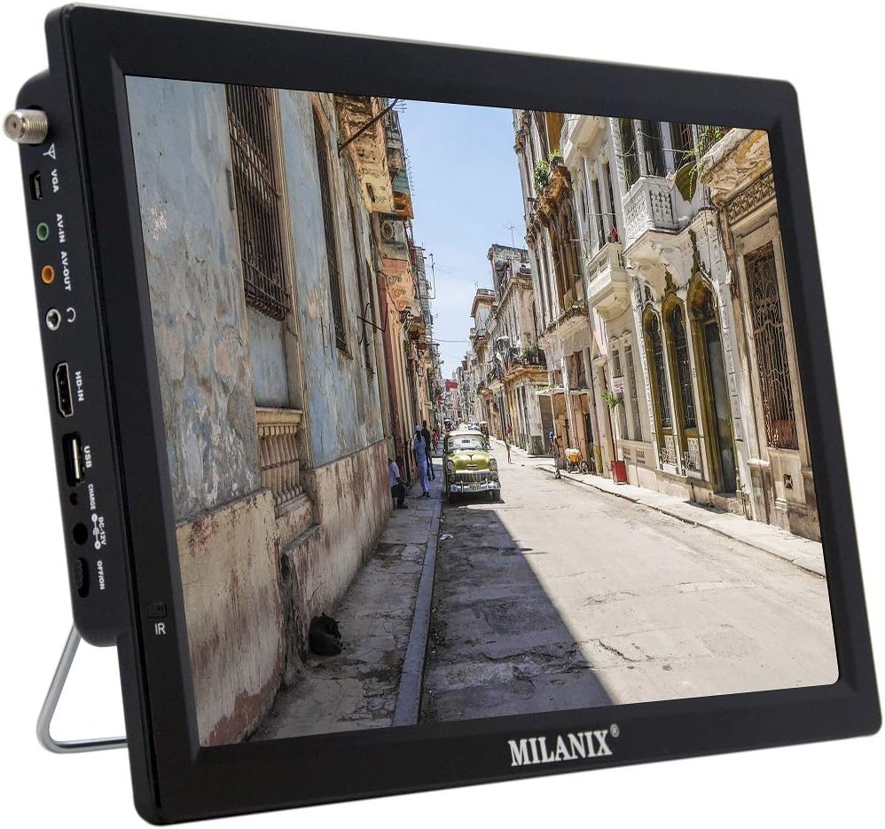 13.3 Portable Widescreen LED TV with HDMI and USB/SD Card Slot V876